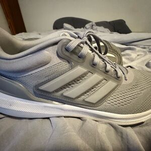 Adidas Men's Gray Mesh Athletic Shoes